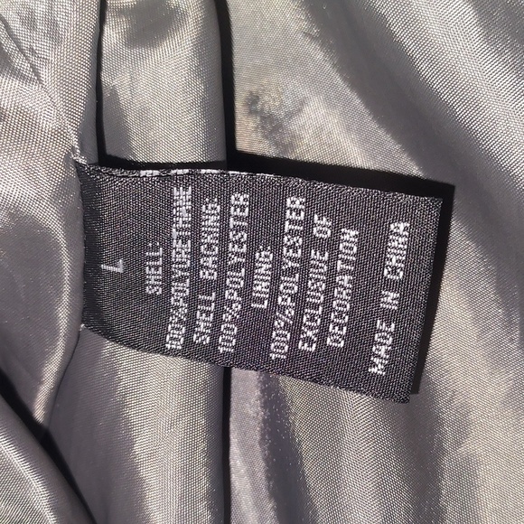 Baccini faux leather moto jacket - Picture 8 of 10